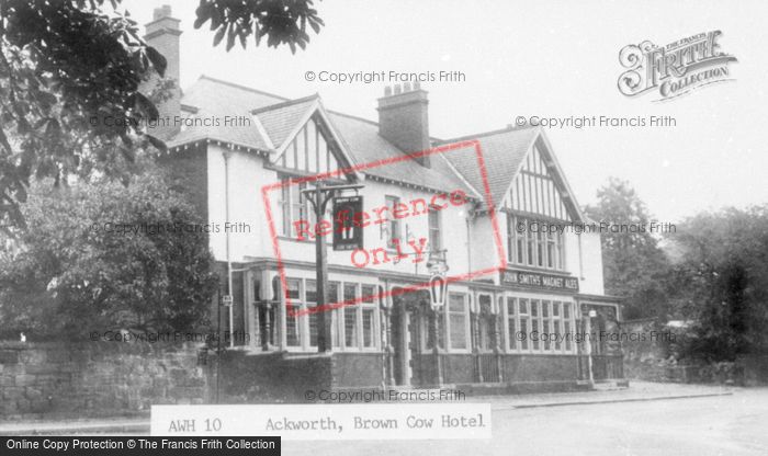 Photo of Ackworth, The Brown Cow Hotel c.1955
