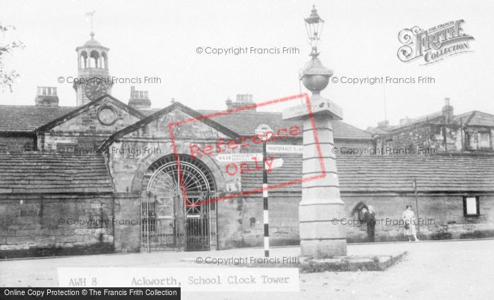 Photo of Ackworth, The School Clock Tower c.1955