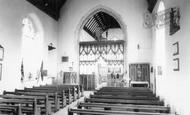 Acle, interior of the Church c1955