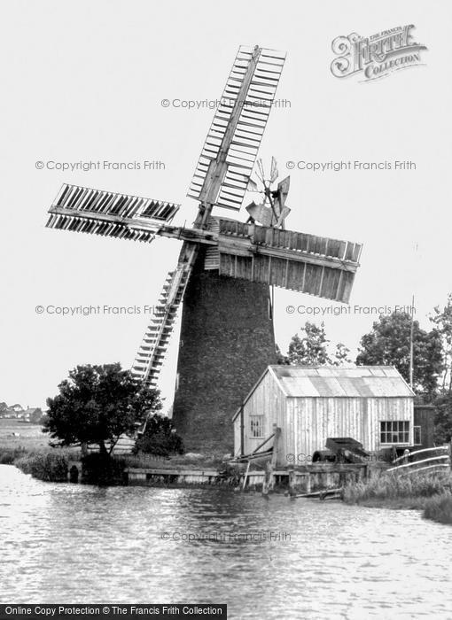 Photo of Acle, The Oby Drainage Windmill c.1929