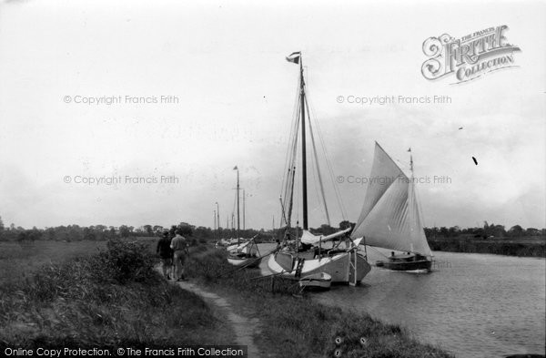 Photo of Acle, The River Bure c.1929