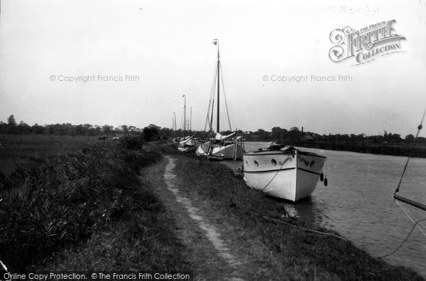 Photo of Acle, The River Bure c.1929