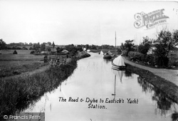 The Road And Dyke To Eastick's Yacht Station c.1929, Acle