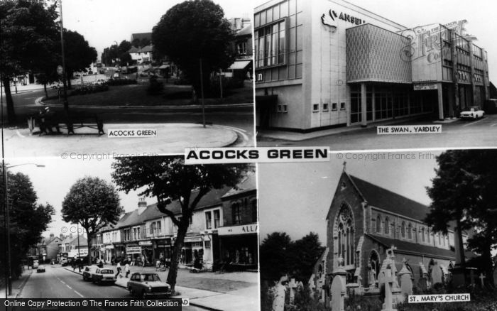 Photo of Acock's Green, Composite c.1965