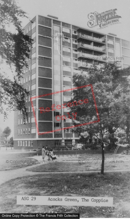 Photo of Acock's Green, The Coppice c.1965