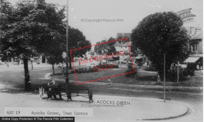 Photo of Acock's Green, Town Centre c.1965
