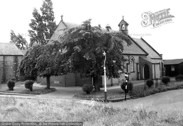 Photo of Acrefair, St Paul's Church c.1955