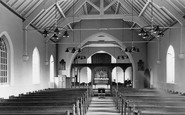 Acrefair, St Paul's Church interior c1955