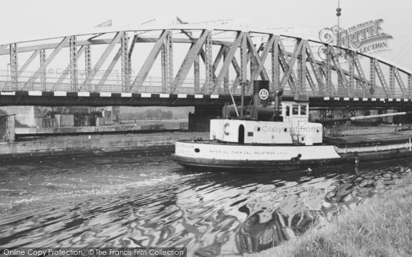Photo of Acton Bridge, The Swing Bridge c.1965
