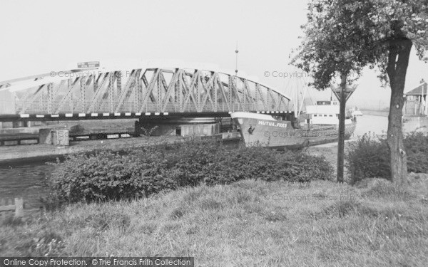 Photo of Acton Bridge, The Swing Bridge c.1965