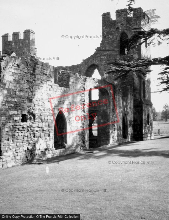 Photo of Acton Burnell, Castle 1948