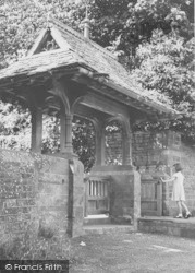 The Lychgate, St Mary's Church c.1955, Adderbury