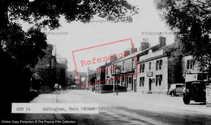 Photo of Addingham, Main Street c.1955