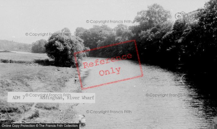 Photo of Addingham, The River Wharf c.1955