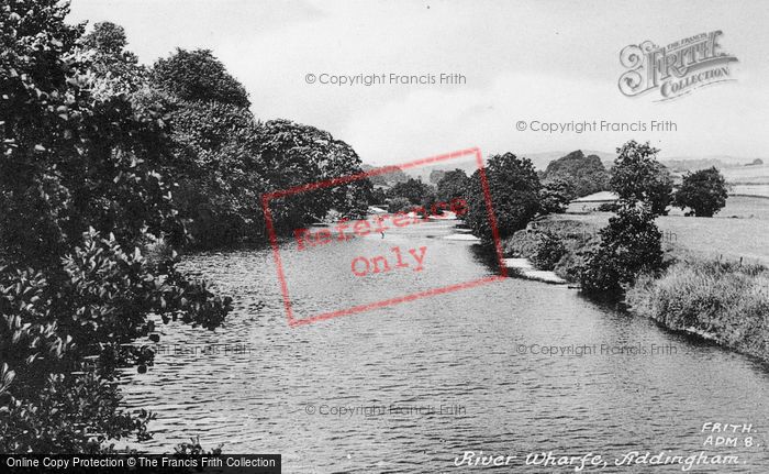 Photo of Addingham, The River Wharfe c.1955