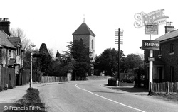 The Village And St Mary's Church c.1950, Addington