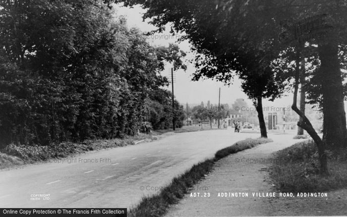 Photo of Addington, Village Road c.1955