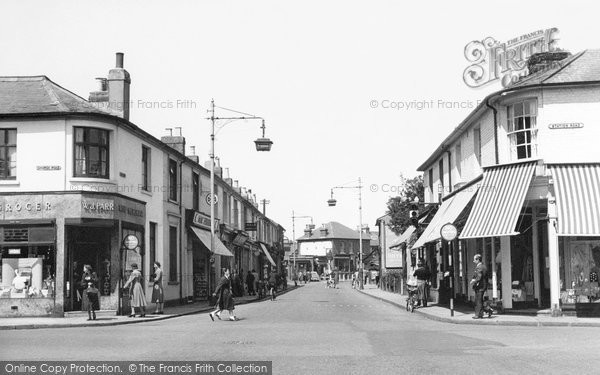 Photo of Addlestone, High Street 1954