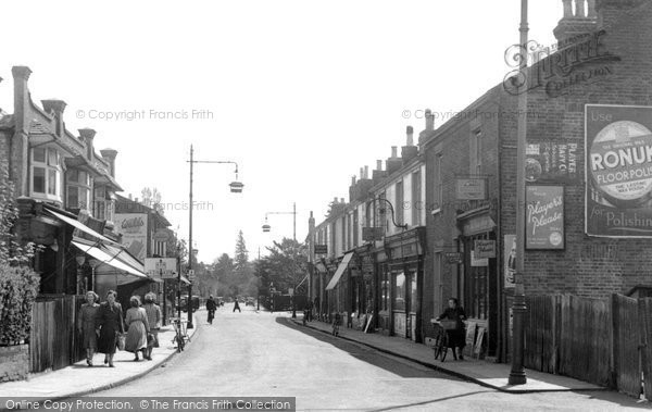 Photo of Addlestone, High Street c1955