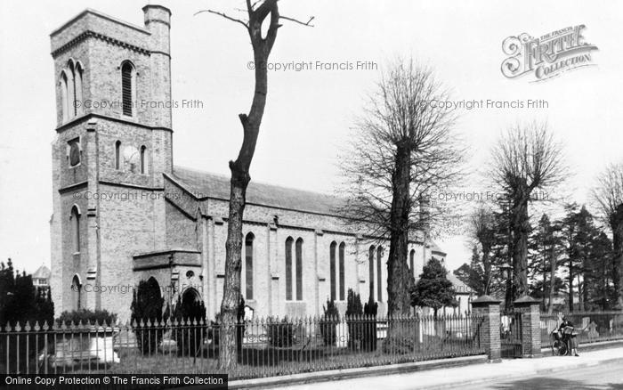 Photo of Addlestone, St Paul's Church c.1955