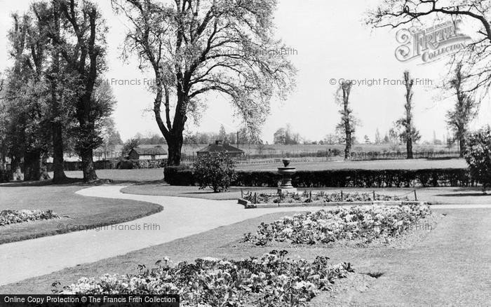 Photo of Addlestone, Victory Park c.1955