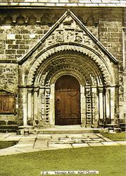 Church, Norman Arch c.1955, Adel