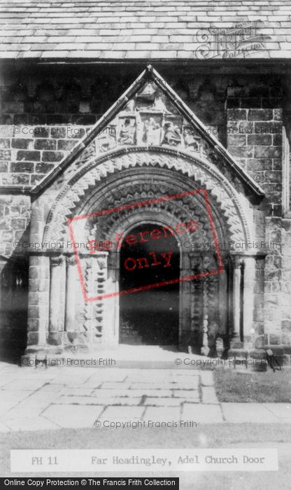 Photo of Adel, Church, The Door c.1965