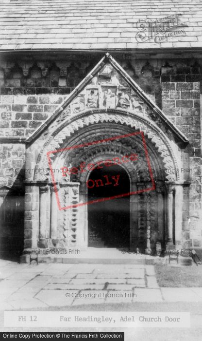 Photo of Adel, Church, The Door c.1965