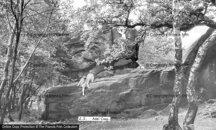 Photo of Adel, Crag c.1955