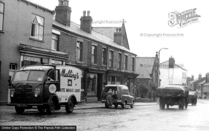 Photo of Adlington, Melling's Van, Market Street c.1955