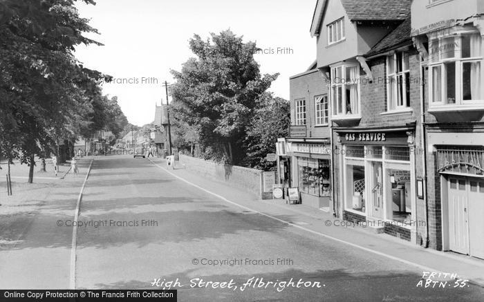 Photo of Albrighton, High Street c.1955