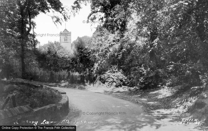 Photo of Albrighton, Rectory Lane c.1960