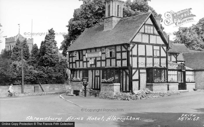 Photo of Albrighton, Shrewsbury Arms Hotel c.1960