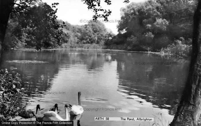 Photo of Albrighton, The Pond c.1955