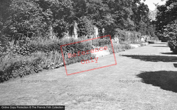 Photo of Albury, Albury Park, The Gardens c.1950