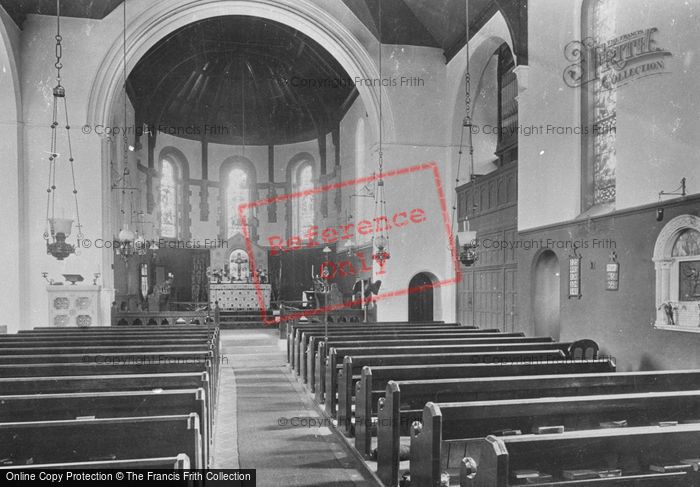 Photo of Albury, Church Interior 1924