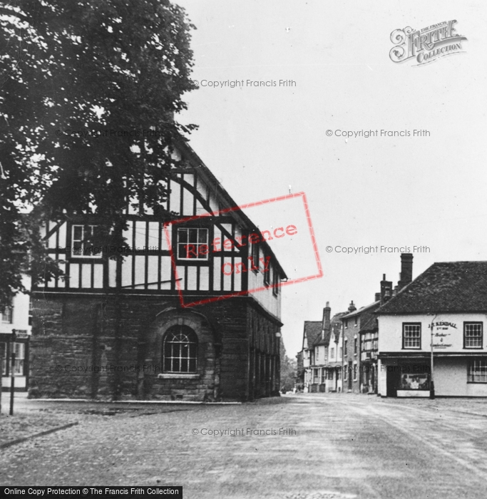 Photo of Alcester, Church Street And Town Hall c.1955