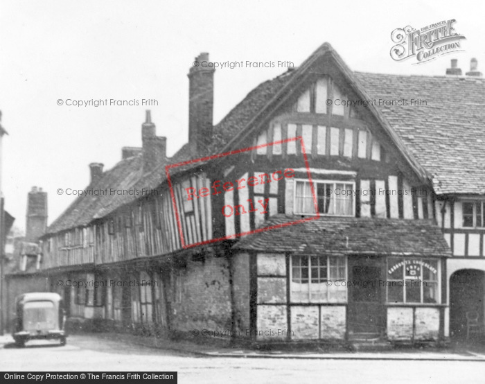 Photo of Alcester, Old Houses c.1955
