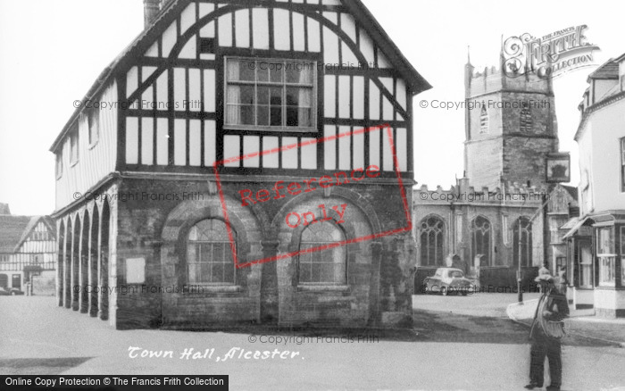 Photo of Alcester, Town Hall c.1950