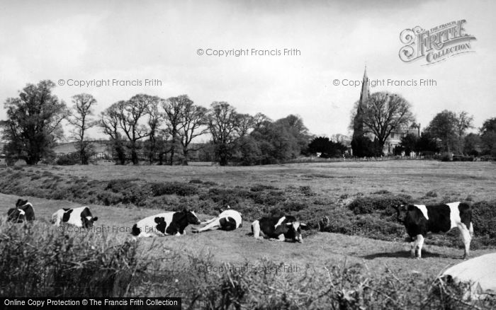 Photo of Alconbury, Church Close c.1955