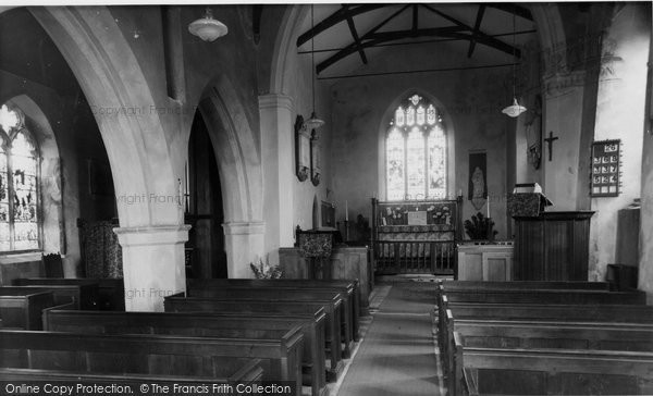Photo of Aldborough, The Church, Interior c.1955