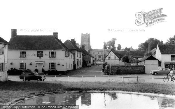 Photo of Aldbourne, The Pond And St Michael's Parish Church c.1965