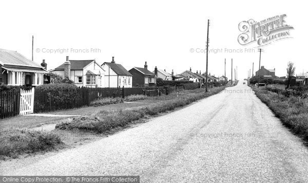 Photo of Aldbrough, Seaside Road c.1960