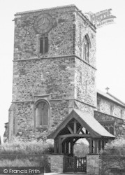 The Church And Lychgate c.1960, Aldbrough