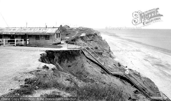 Photo of Aldbrough, The Cliffs And Beach c.1955