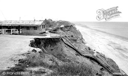 Aldbrough, the Cliffs and Beach c1955