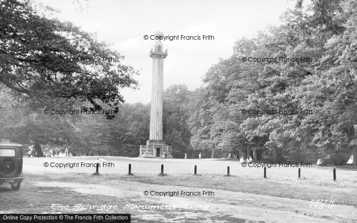 Photo of Aldbury, The Bridgewater Monument, Ashridge Estate c.1955