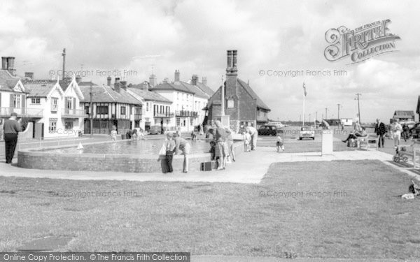 Photo of Aldeburgh, Children's Boating Pool And Moot Hall c.1965