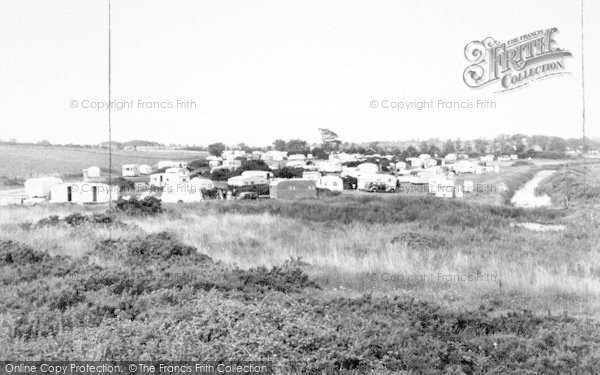 Photo of Aldeburgh, Church Farm Caravan Site c.1960