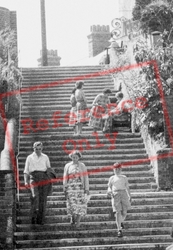 People On Town Steps c.1960, Aldeburgh